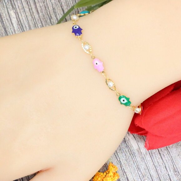 "Trendy Handmade Bracelet – A Stylish Gift for Women & Girls, MAR091491 - Picture 2 of 10